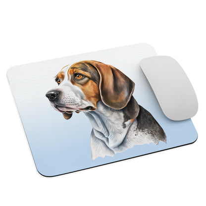 Beagle Dog Watercolor Art Mouse pad