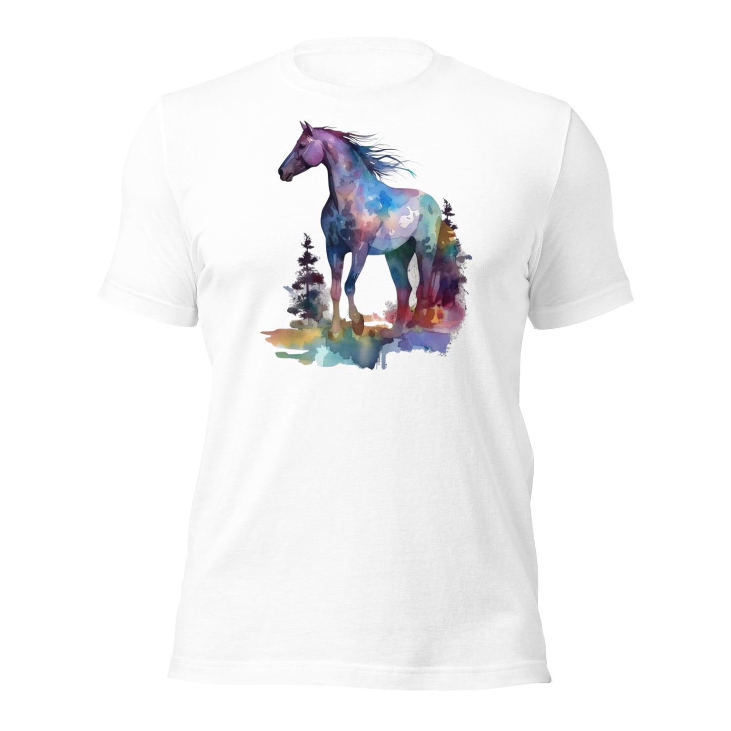 Colorful Horse Watercolor Art t-shirt