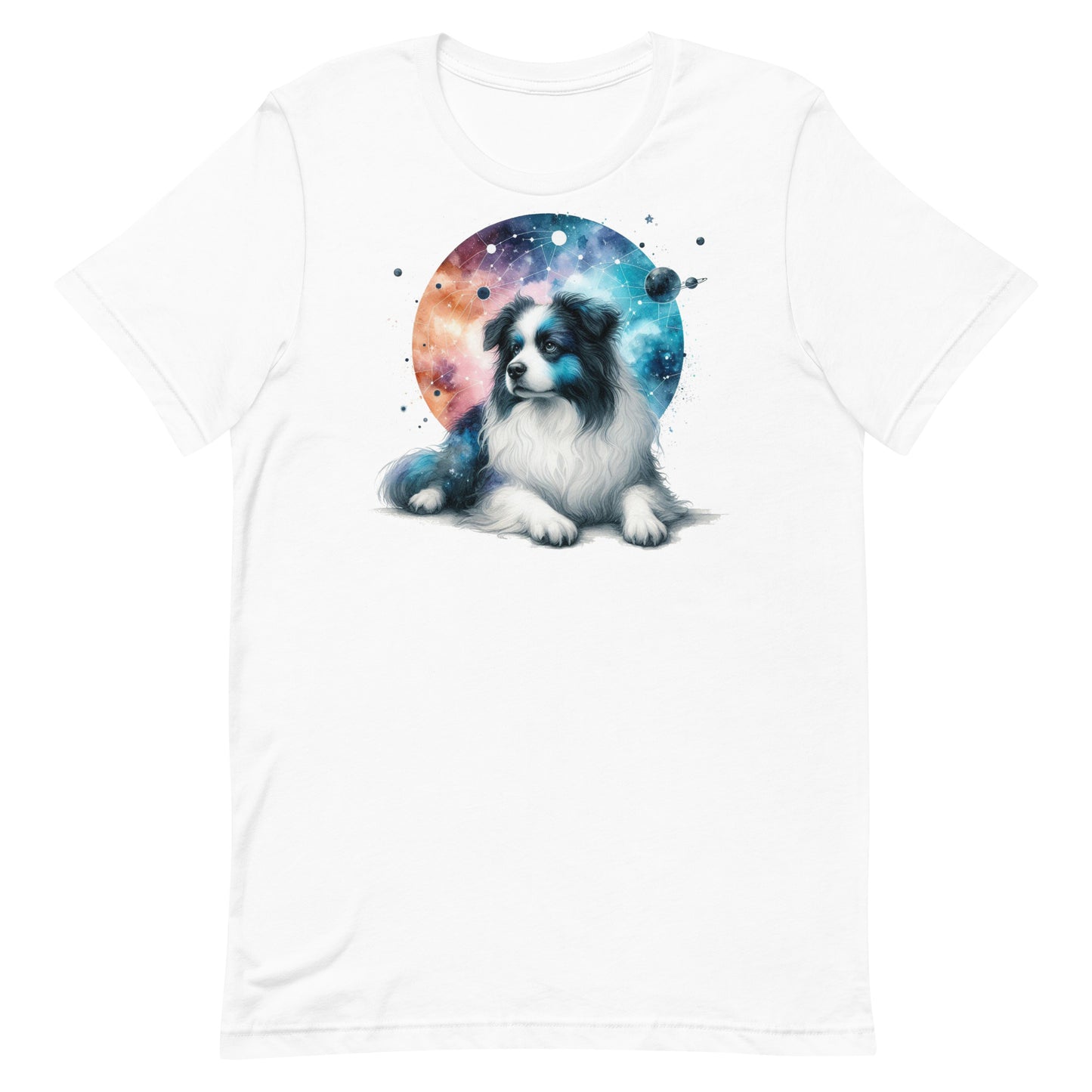 Celestial Border Collie Puppy Dog T-Shirt